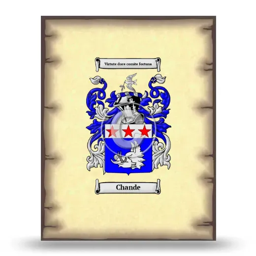 Chande Coat of Arms Print