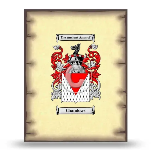 Chandows Coat of Arms Print