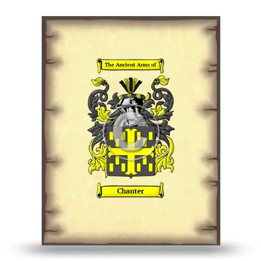 Chanter Coat of Arms Print
