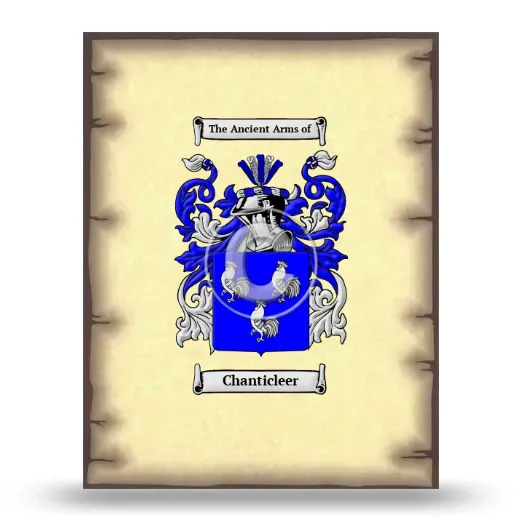 Chanticleer Coat of Arms Print