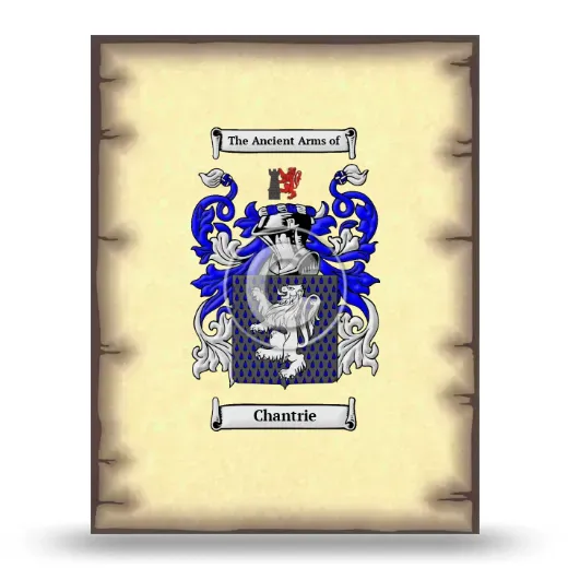 Chantrie Coat of Arms Print