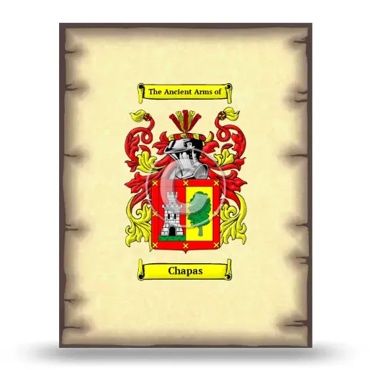 Chapas Coat of Arms Print