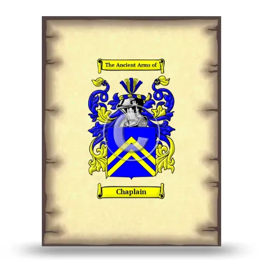 Chaplain Coat of Arms Print