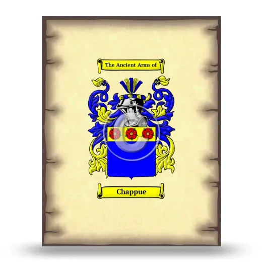 Chappue Coat of Arms Print