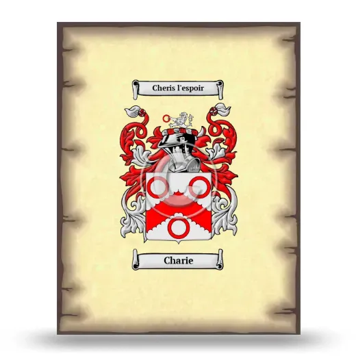 Charie Coat of Arms Print