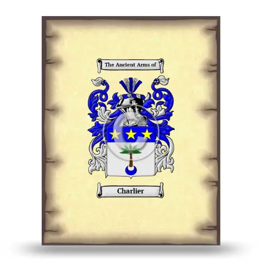 Charlier Coat of Arms Print