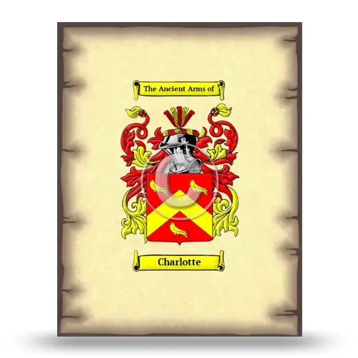 Charlotte Coat of Arms Print