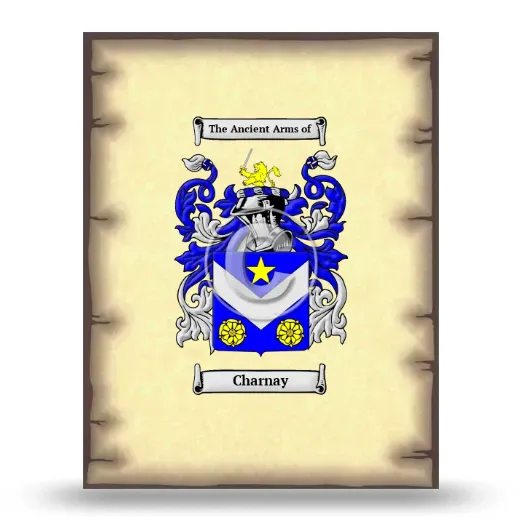 Charnay Coat of Arms Print