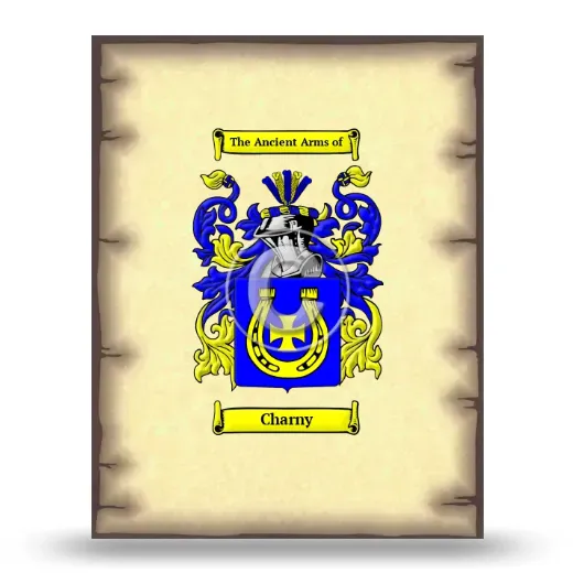 Charny Coat of Arms Print