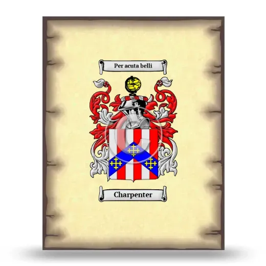 Charpenter Coat of Arms Print