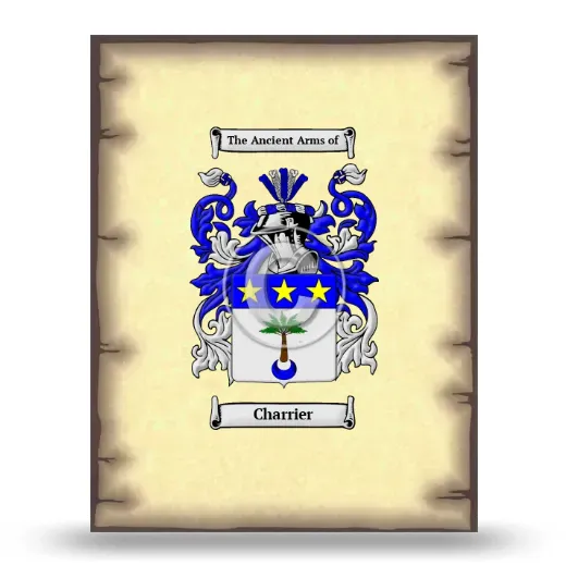 Charrier Coat of Arms Print