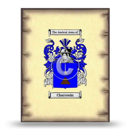 Charrouin Coat of Arms Print