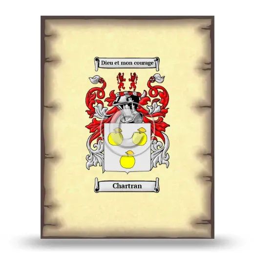 Chartran Coat of Arms Print