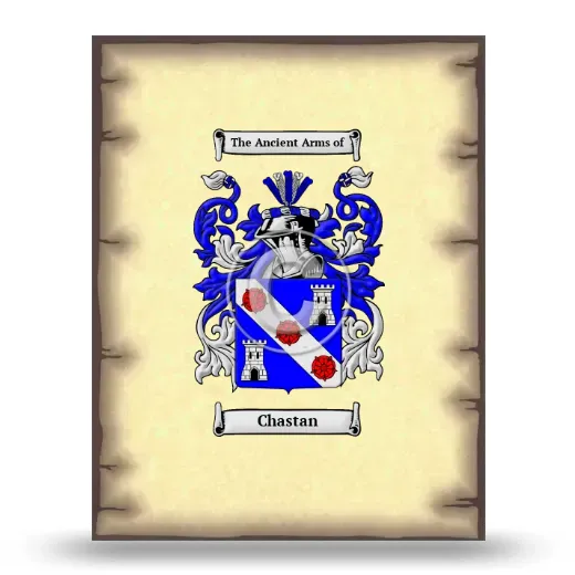 Chastan Coat of Arms Print