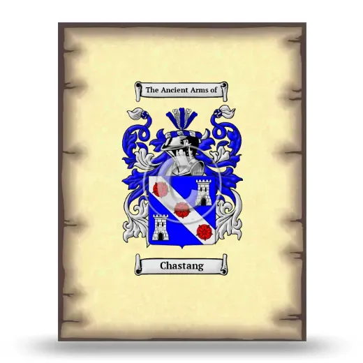 Chastang Coat of Arms Print