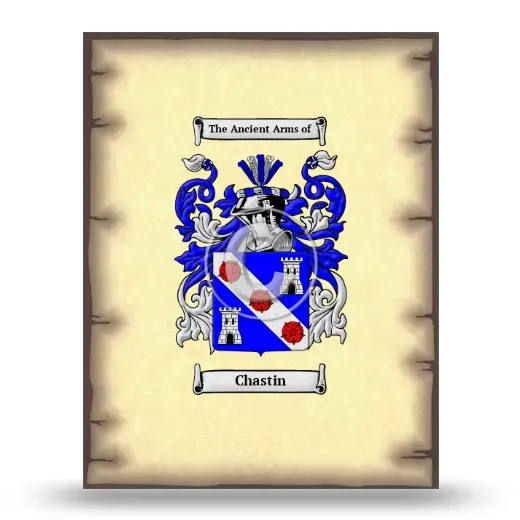 Chastin Coat of Arms Print