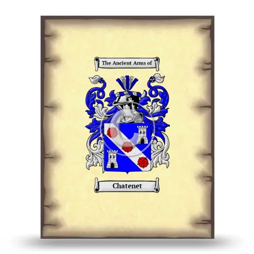 Chatenet Coat of Arms Print