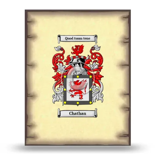 Chathan Coat of Arms Print