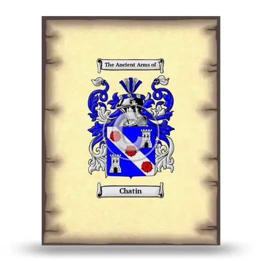 Chatin Coat of Arms Print