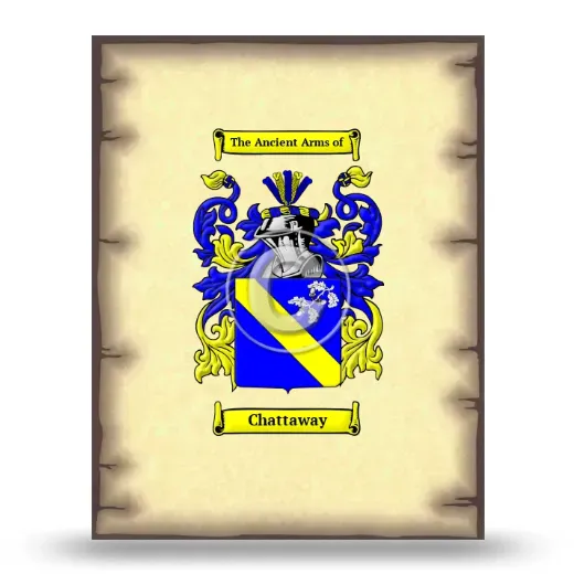 Chattaway Coat of Arms Print