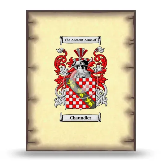 Chaundler Coat of Arms Print