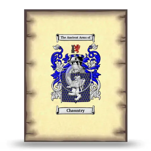 Chauntry Coat of Arms Print