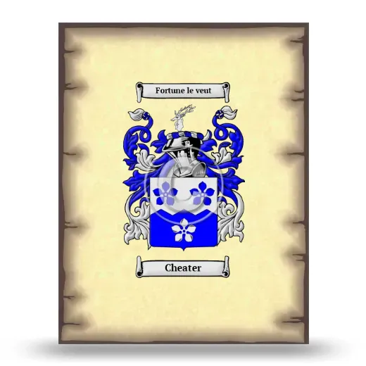 Cheater Coat of Arms Print