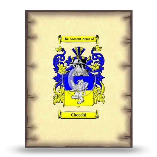 Checchi Coat of Arms Print