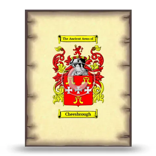 Cheesbrough Coat of Arms Print