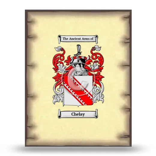 Chelay Coat of Arms Print