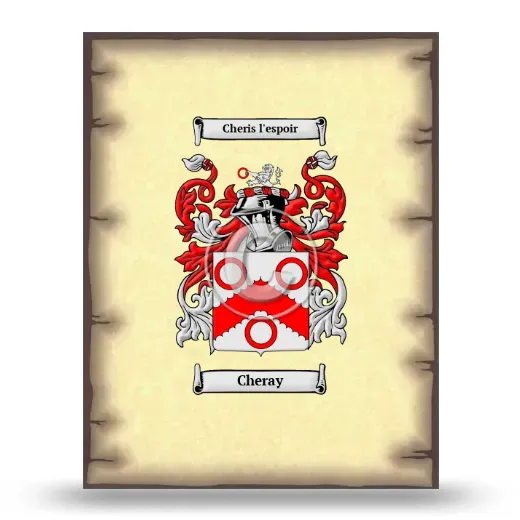 Cheray Coat of Arms Print