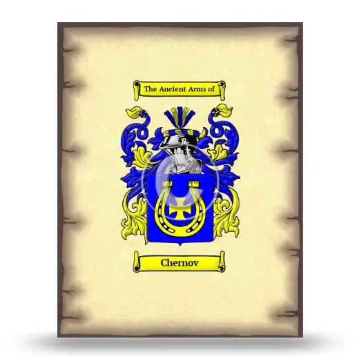 Chernov Coat of Arms Print