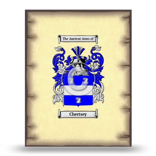 Chertsey Coat of Arms Print