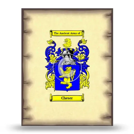 Cheser Coat of Arms Print