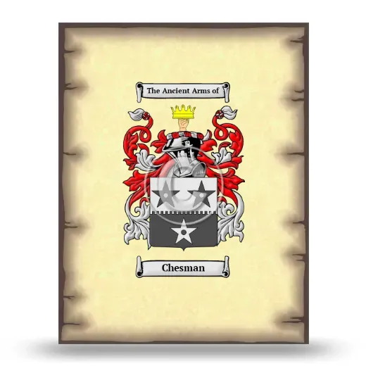 Chesman Coat of Arms Print