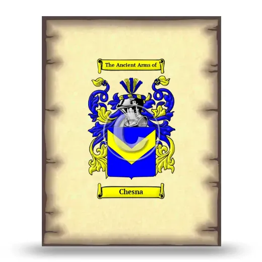 Chesna Coat of Arms Print