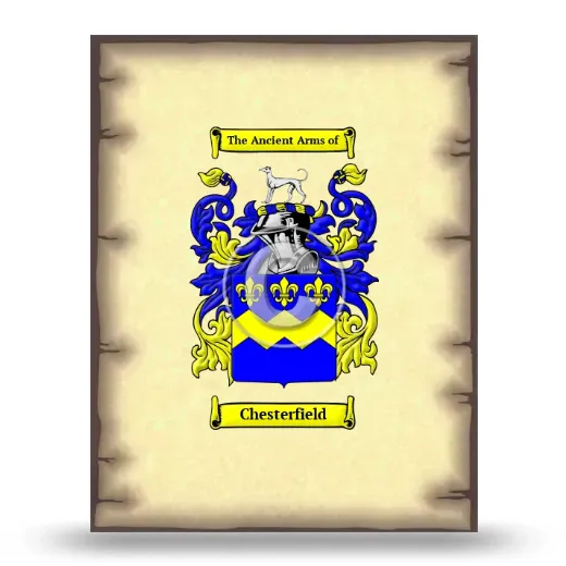 Chesterfield Coat of Arms Print