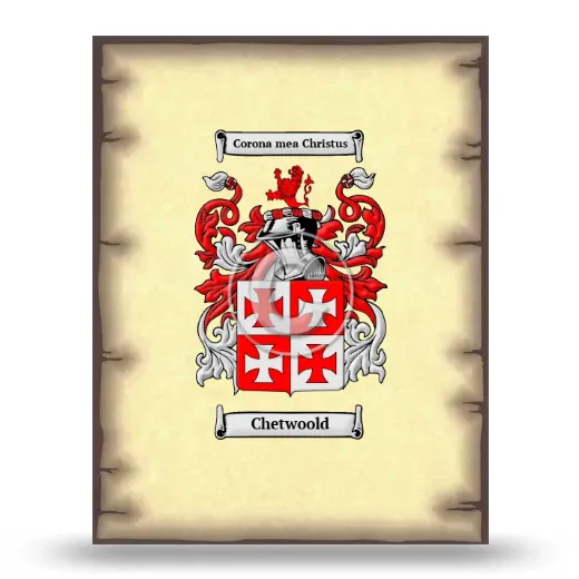 Chetwoold Coat of Arms Print