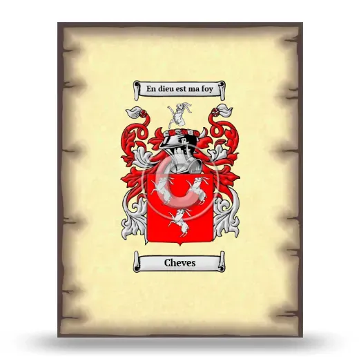 Cheves Coat of Arms Print