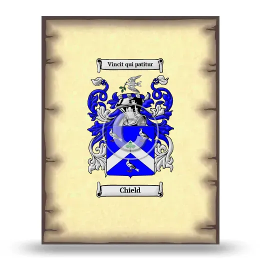 Chield Coat of Arms Print