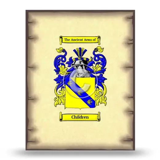 Children Coat of Arms Print