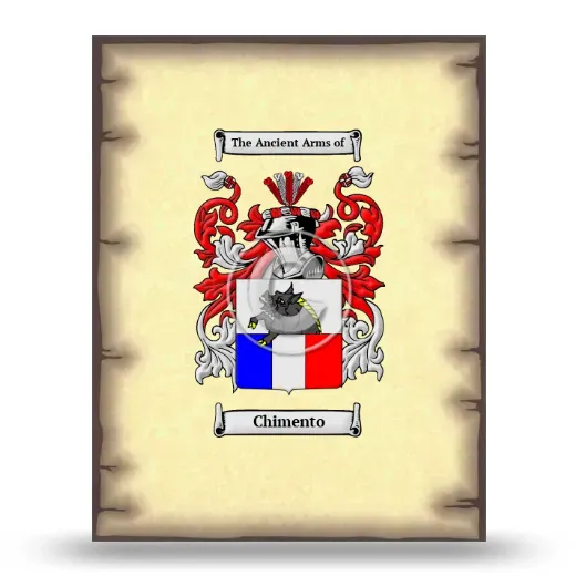 Chimento Coat of Arms Print