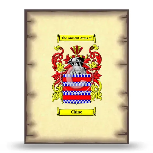 Chine Coat of Arms Print