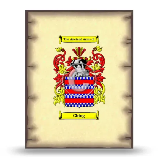 Ching Coat of Arms Print
