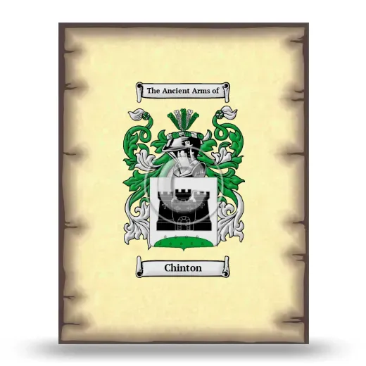 Chinton Coat of Arms Print