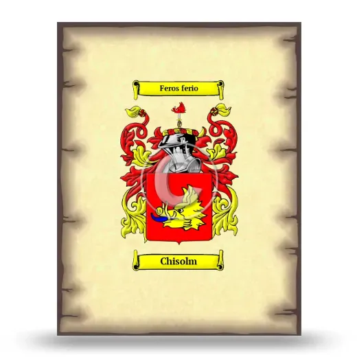 Chisolm Coat of Arms Print