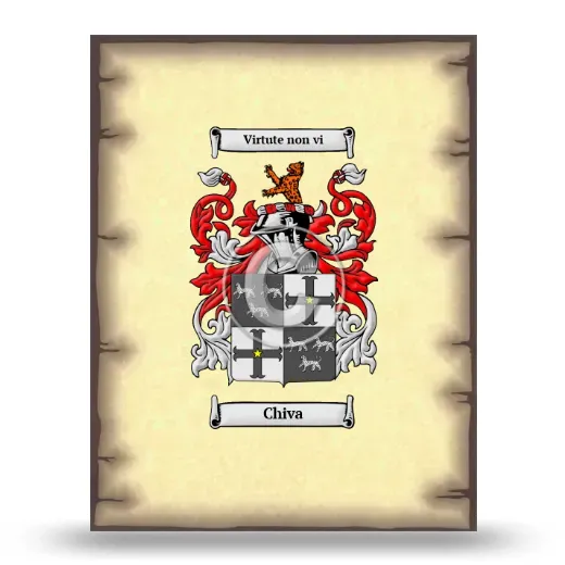 Chiva Coat of Arms Print