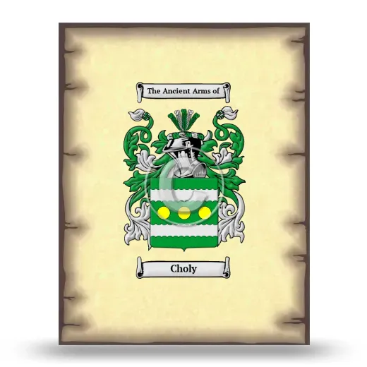 Choly Coat of Arms Print