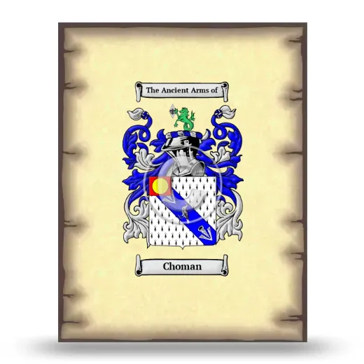 Choman Coat of Arms Print
