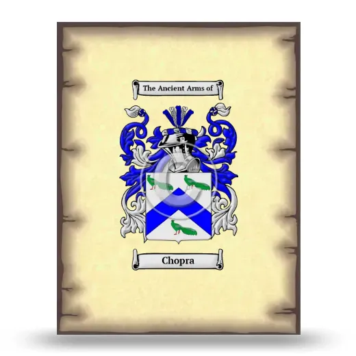 Chopra Coat of Arms Print